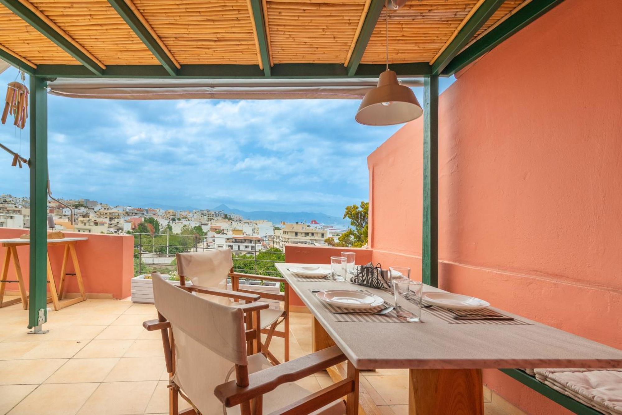 City Loft Near The Airport With Seaview Heraklion  Ngoại thất bức ảnh